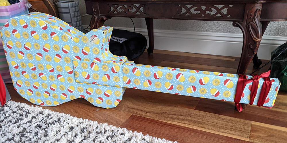Cardboard Guitar Giftbox