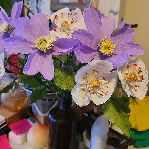 Crepe Flowers Bouquet