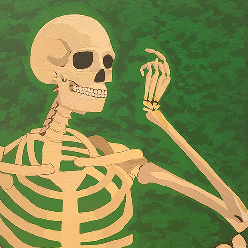 Skeleton Painting